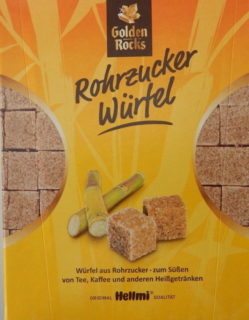 Rohrzucker-Würfel 1 Rohrzucker-Würfel