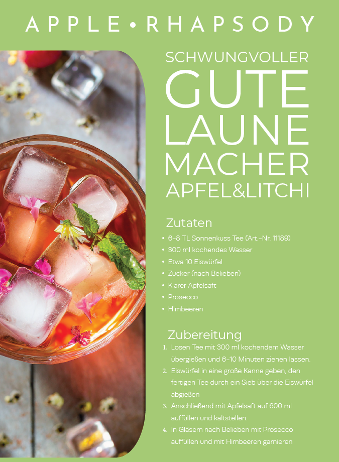 Sonnenkuss 2 Rezept Apple Rapsody