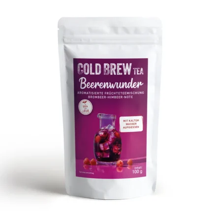 Cold Brew Beerenwunder Früchtetee mit Brombeer-Himbeer-Note im 100 g Beutel