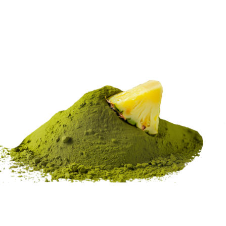 Matcha Pulver mit frischer Ananas für Matcha Ananas Tee