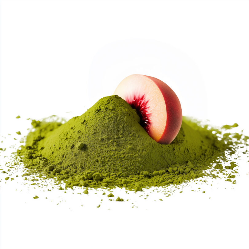 Matcha Pulver mit Pfirsich für Matcha Pfirsich Tee