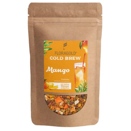 Cold Brew Mango mild Früchtetee mit natürlichem Mango-Geschmack für kalten Aufguss