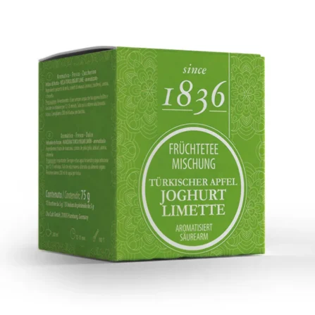 Türkischer Apfel Joghurt-Limette Pyramidenbeutel